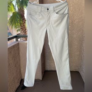 Lululemon Mens ABC Slim Pants White Size 30